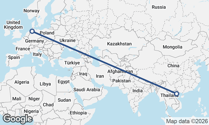 Bremerhaven to Hanoi