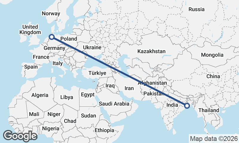 Bremerhaven to Kolkata