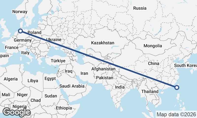 Bremerhaven to Kaohsiung