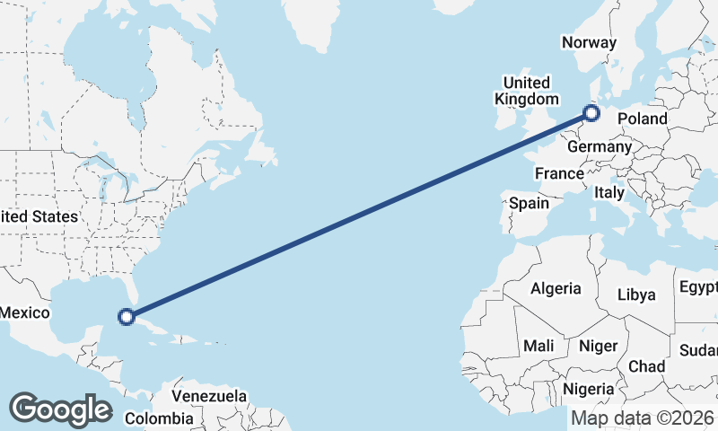 Bremerhaven to Havana