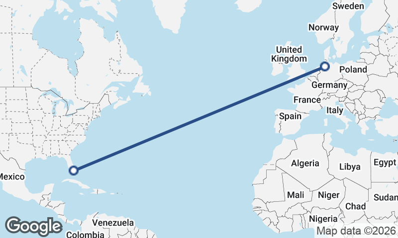 Bremerhaven to Miami