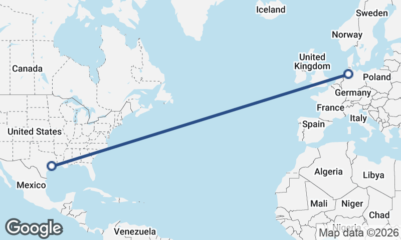 Bremerhaven to Houston