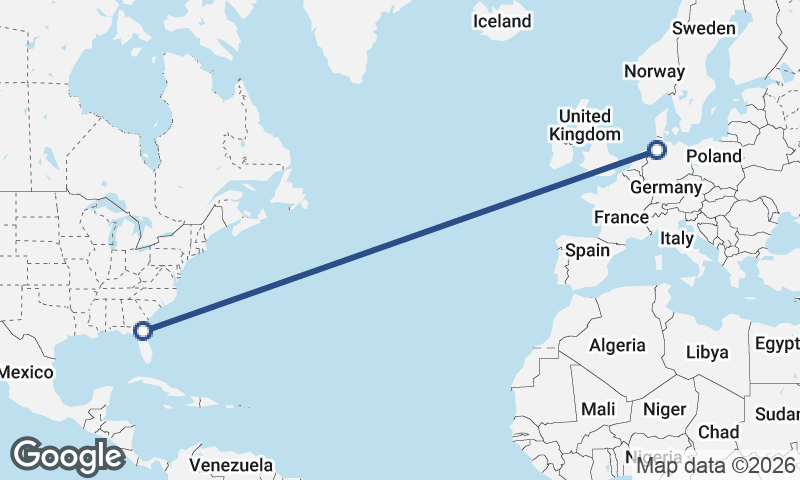 Bremerhaven to Jacksonville