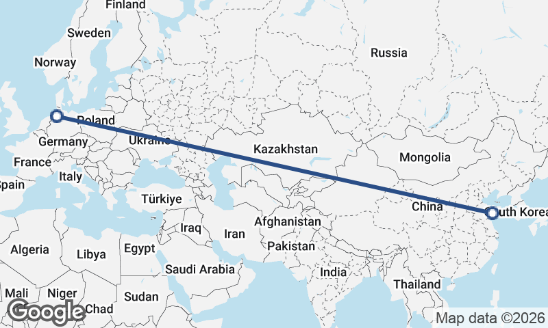 Bremerhaven to Qingdao