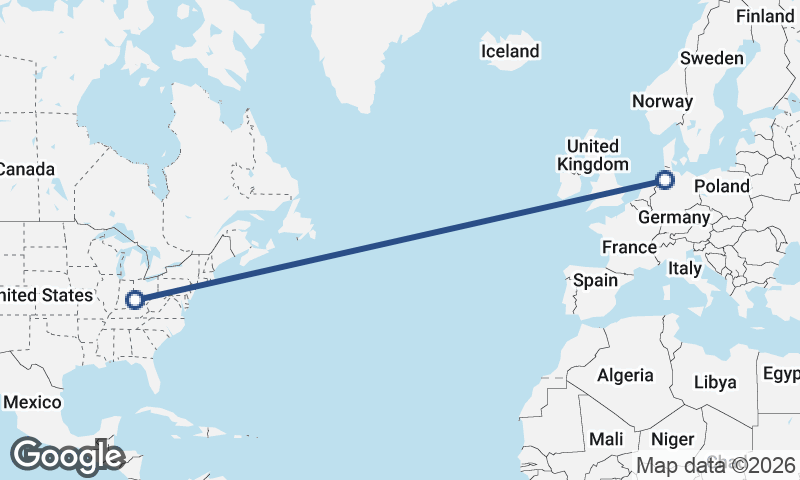 Bremerhaven to Cincinnati