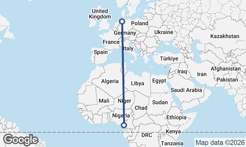 Bremerhaven to Douala