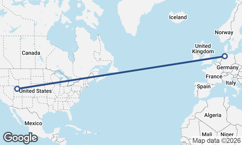 Bremerhaven to Salt Lake City