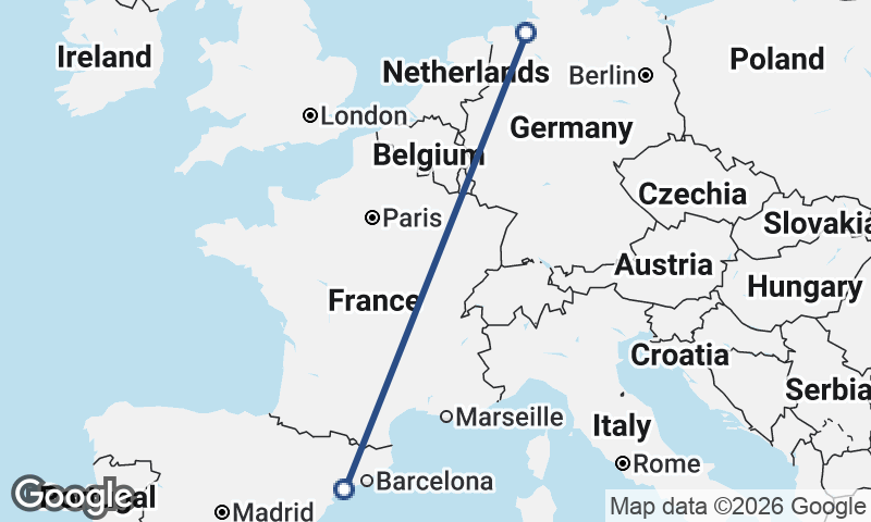 Bremerhaven to Tarragona