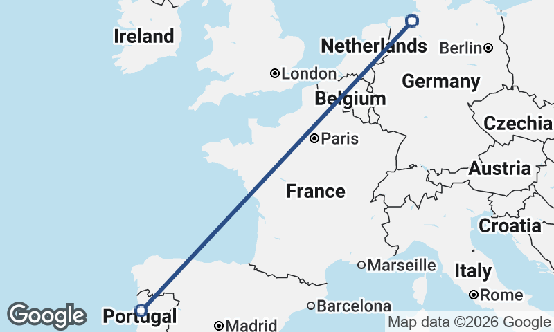 Bremerhaven to Porto