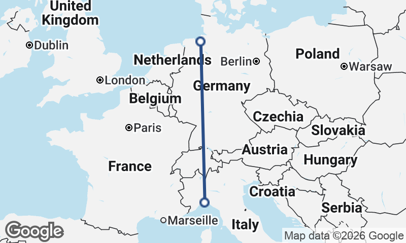 Bremerhaven to Genoa