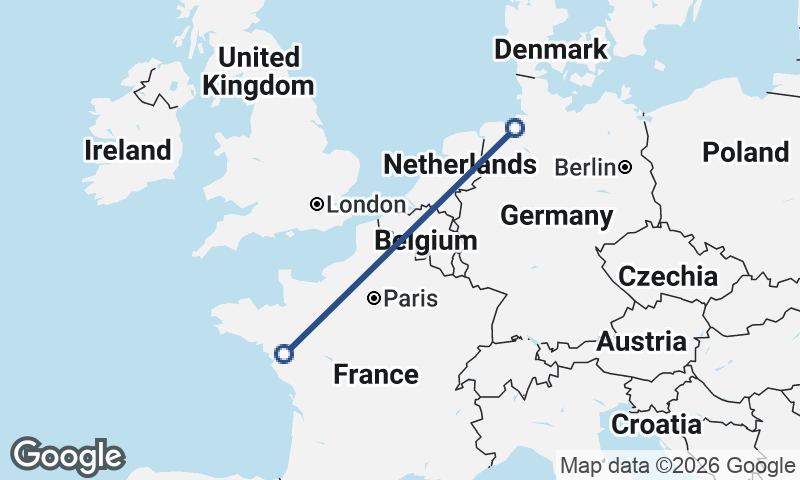 Bremerhaven to Nantes