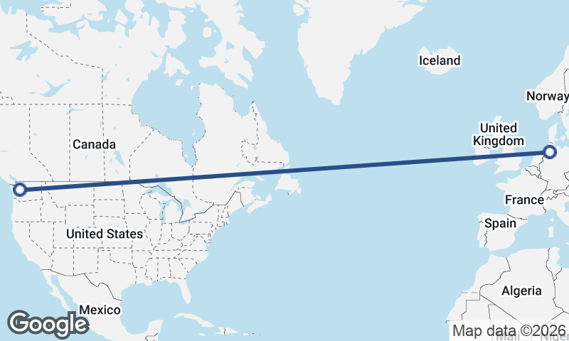 Bremerhaven to Seattle