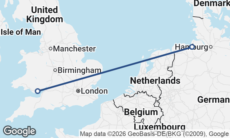 Bremerhaven to Cardiff