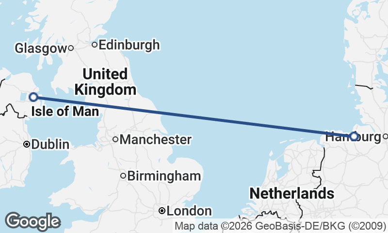 Bremerhaven to Belfast