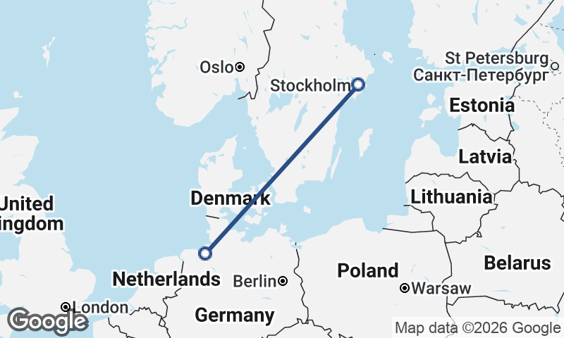 Bremerhaven to Stockholm