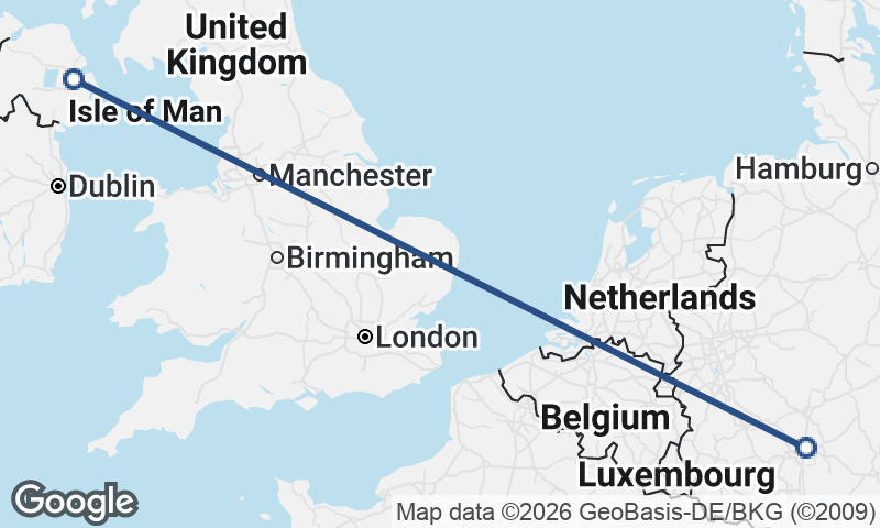 Belfast to Frankfurt