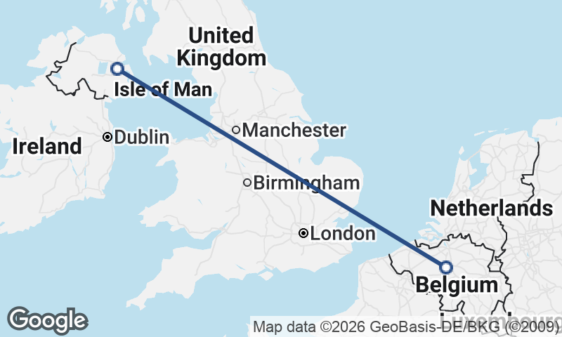 Belfast to Brussels