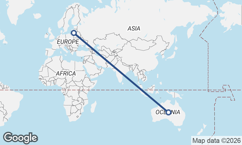 Lithuania to Australia