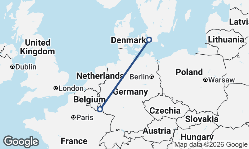 Malmö to Luxembourg City