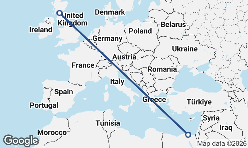 Glasgow to Port Said