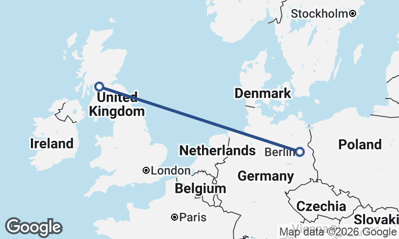 Glasgow to Berlin