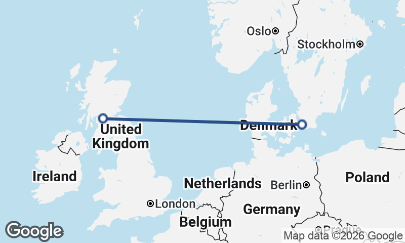 Glasgow to Malmö