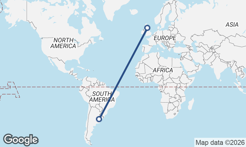 Edinburgh to Buenos Aires