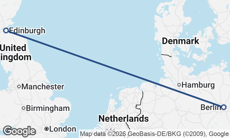 Edinburgh to Berlin