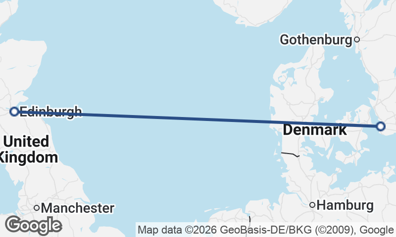 Edinburgh to Malmö