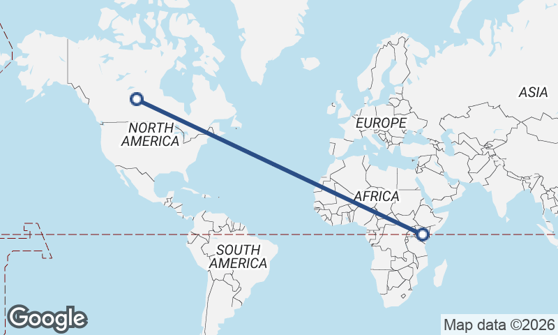 Canada to Kenya