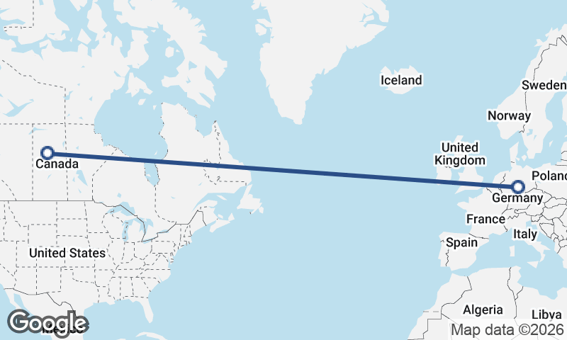 Canada to Germany