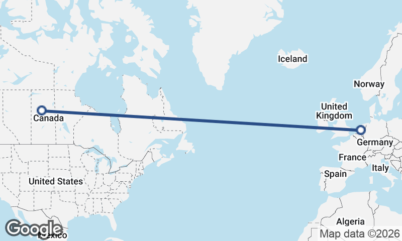 Canada to Netherlands