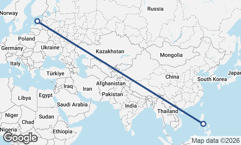 Estonia to Philippines
