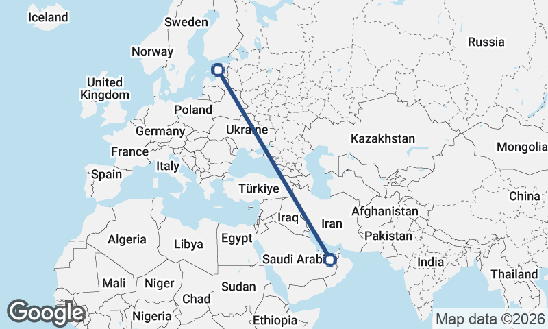 Estonia to United Arab Emirates
