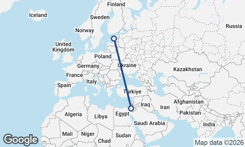 Estonia to Israel