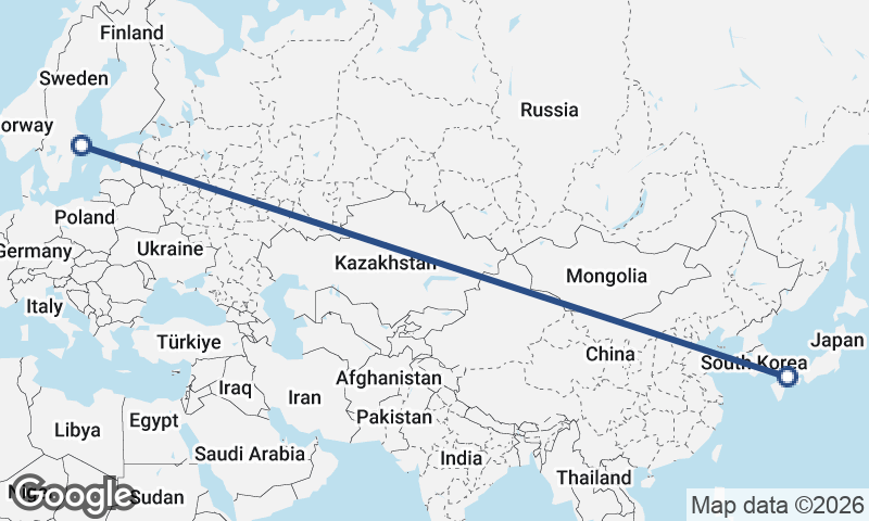 Stockholm to Hiroshima