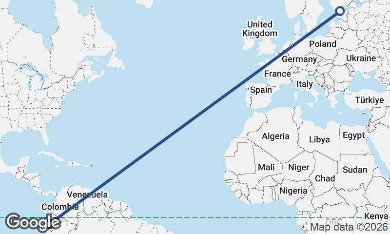 Tallinn to Guayaquil