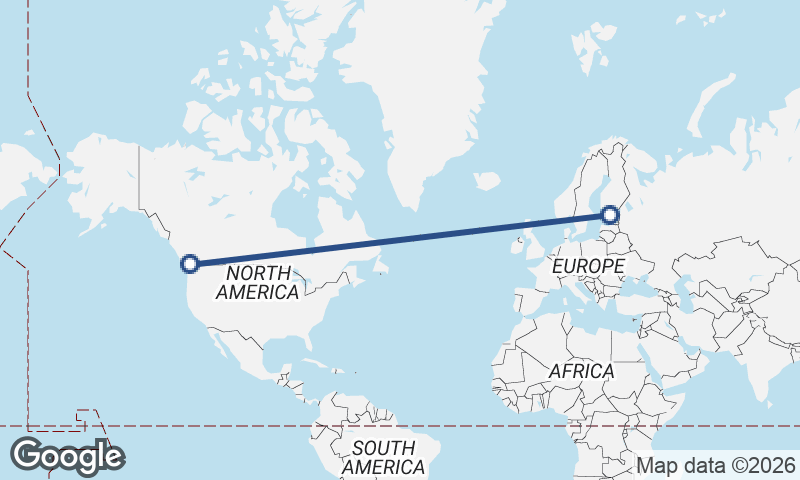 Tallinn to Vancouver