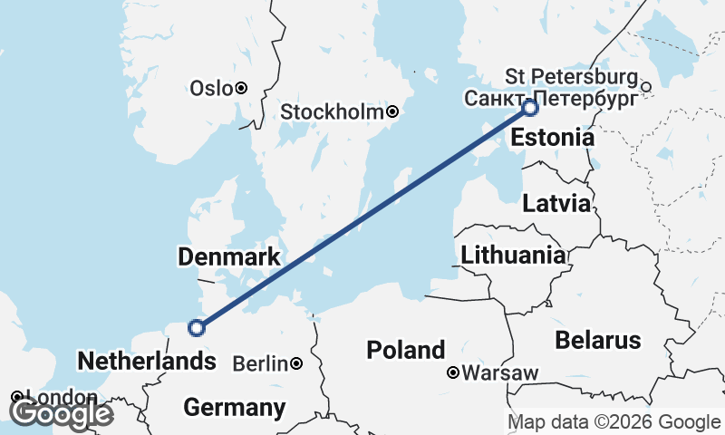 Tallinn to Bremerhaven