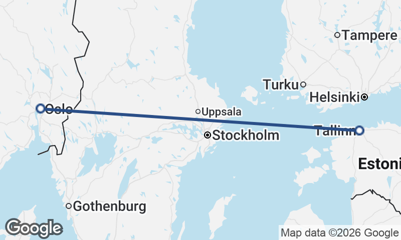 Tallinn to Oslo