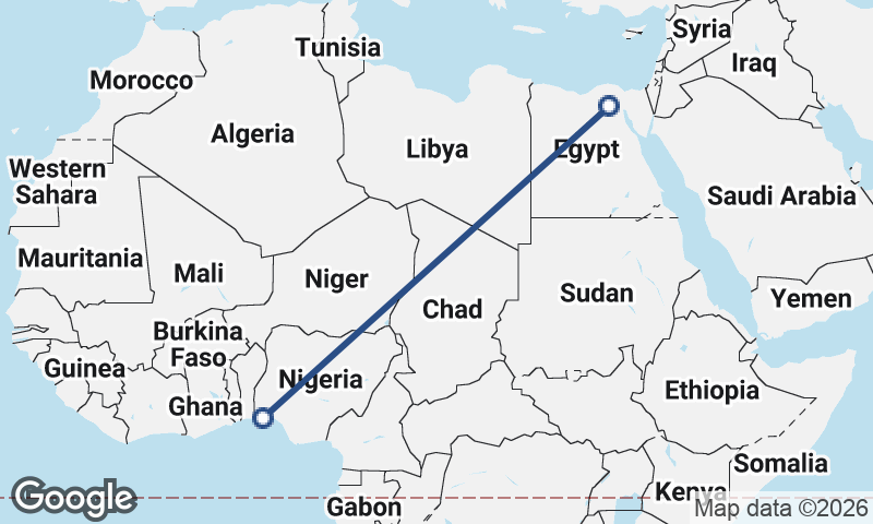 Lagos to Cairo