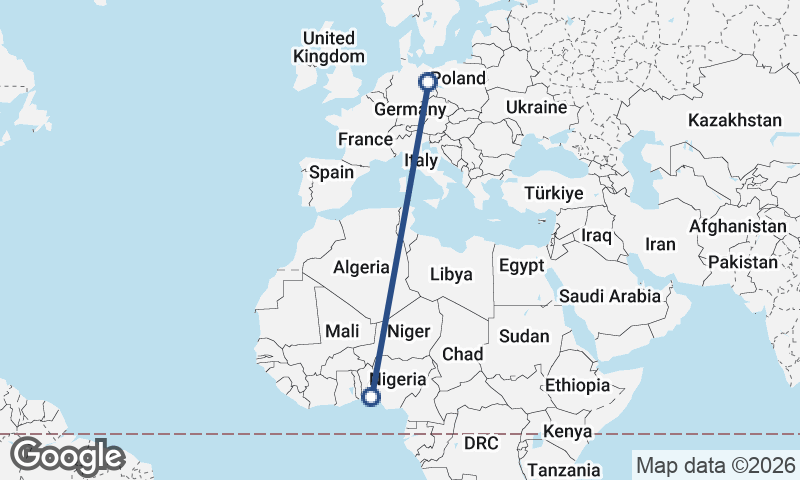 Lagos to Berlin