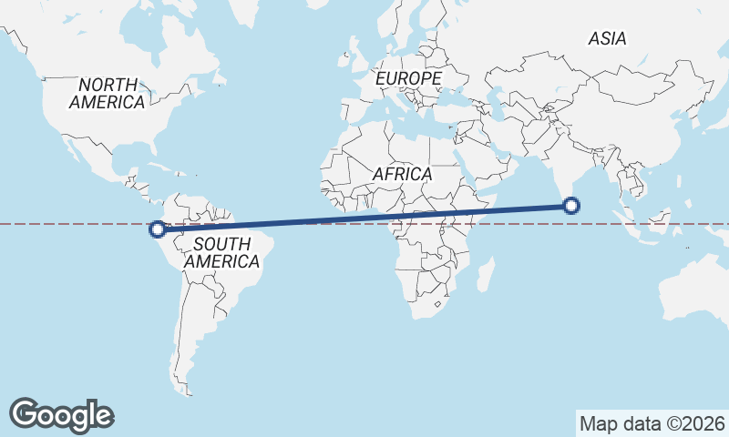 Colombo to Guayaquil