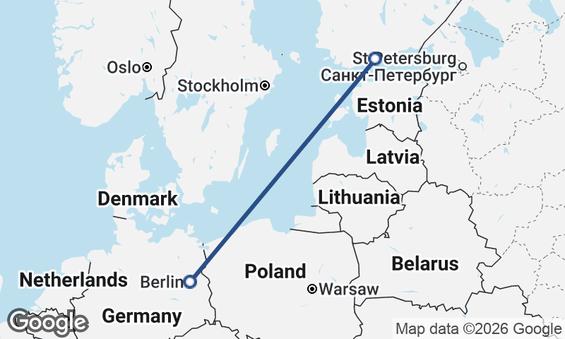 Helsinki to Berlin