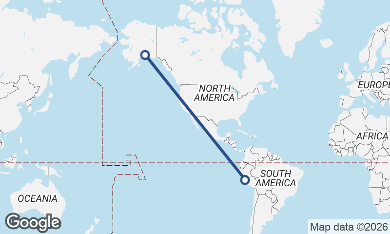 Anchorage to Lima