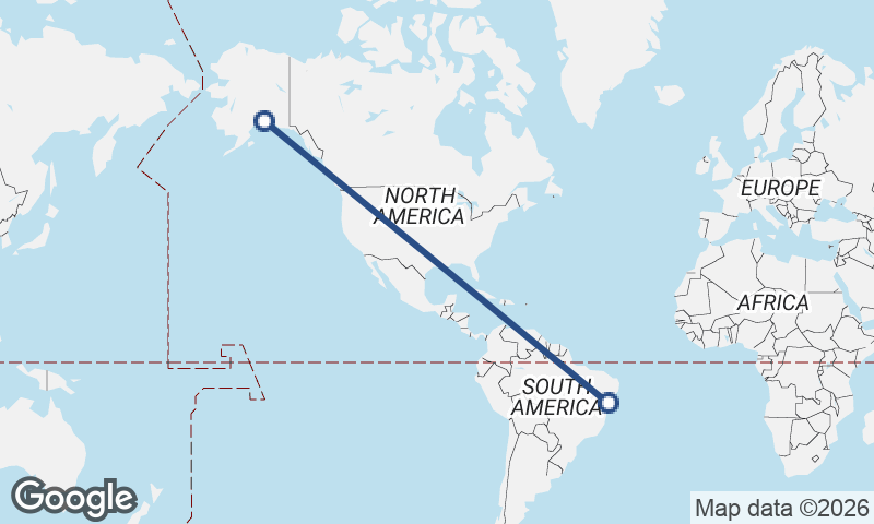 Anchorage to Salvador