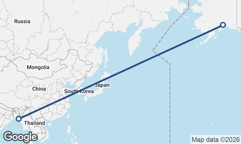 Anchorage to Chittagong