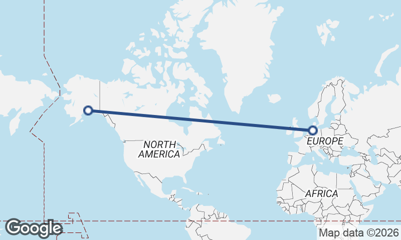 Anchorage to Bremerhaven