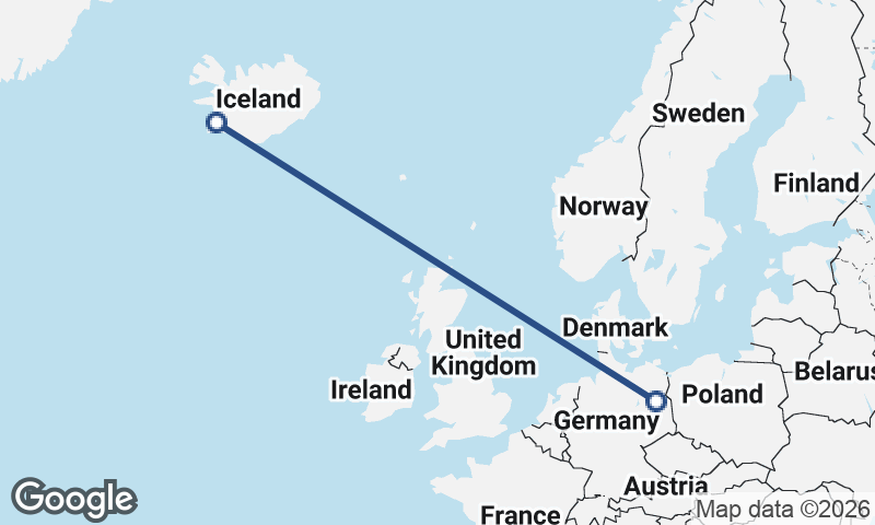 Reykjavík to Berlin