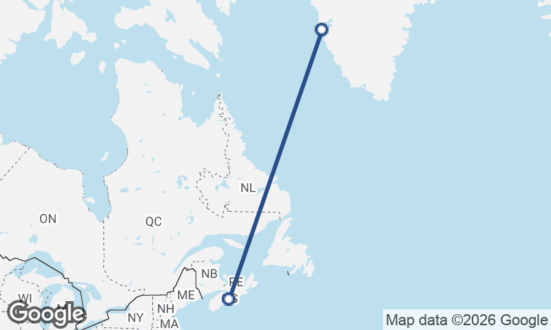 Nuuk to Halifax